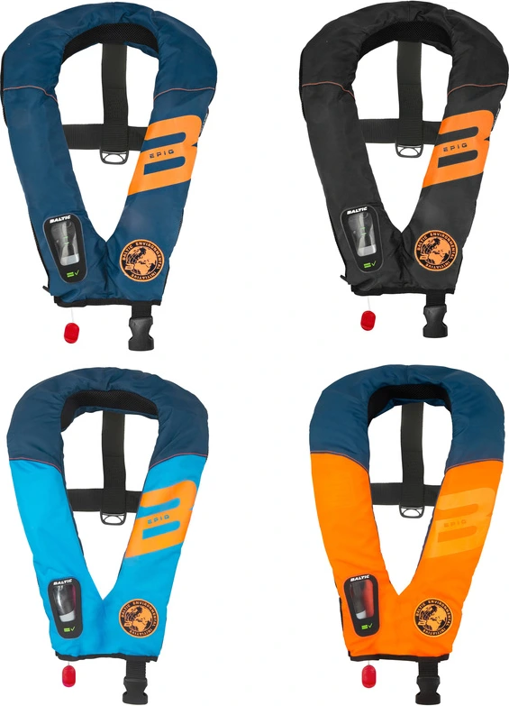 Baltic Epiq 165 automatinė pripučiama gelbėjimosi liemenė aqua/navy 40-150kg