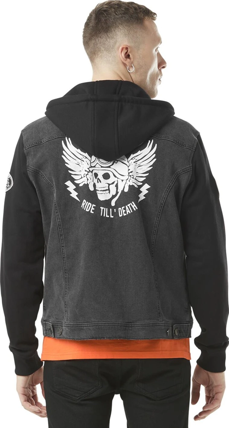 Von Dutch Denim jacket black, XL