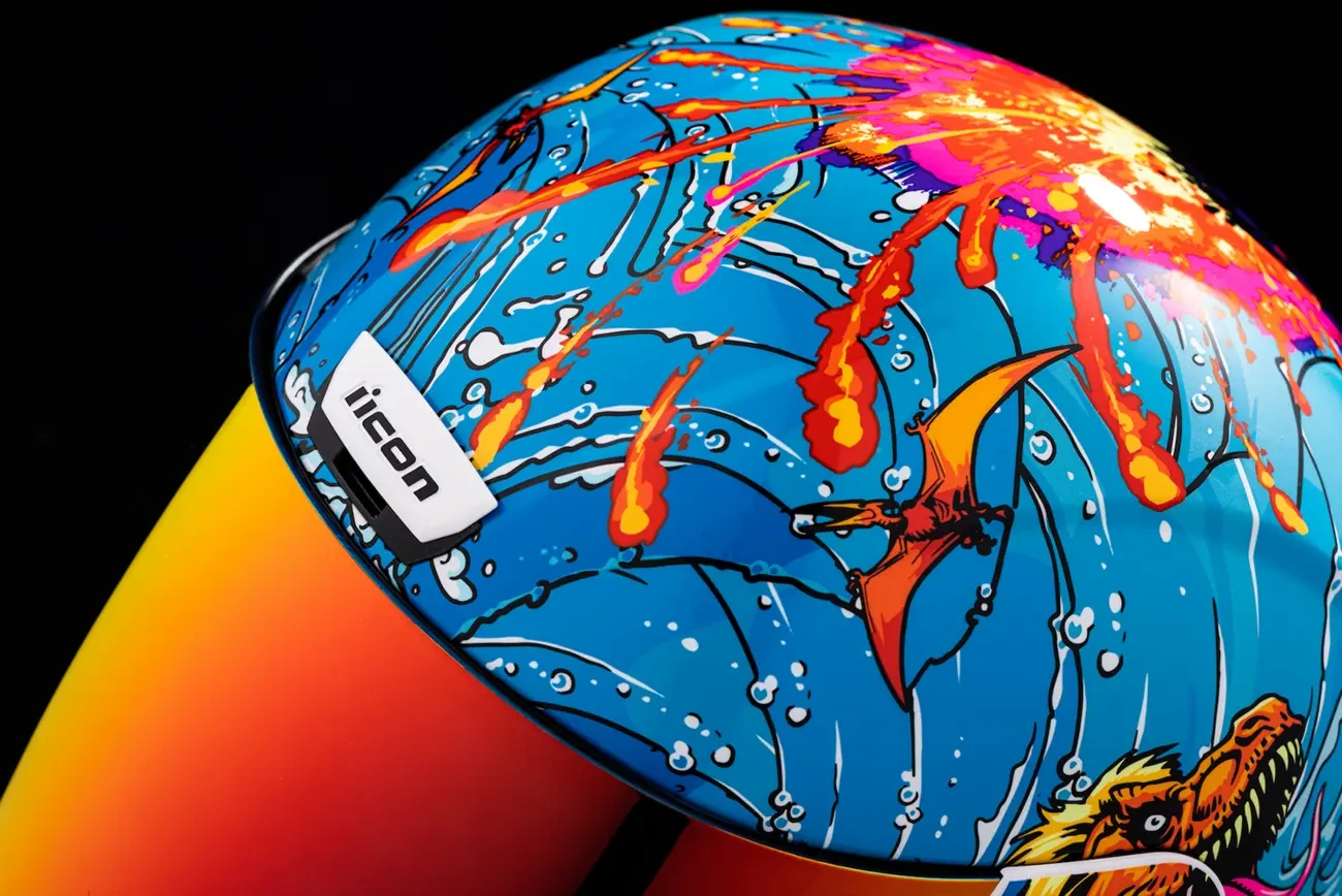 HELMET AIRFORM DINO FURY BLUE SM