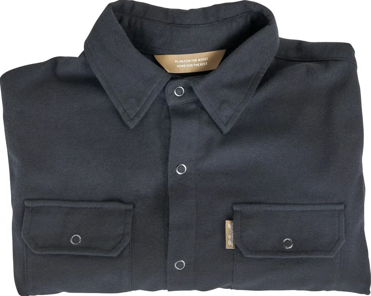 SHIRT FLANNEL HI TEST BLACK XS