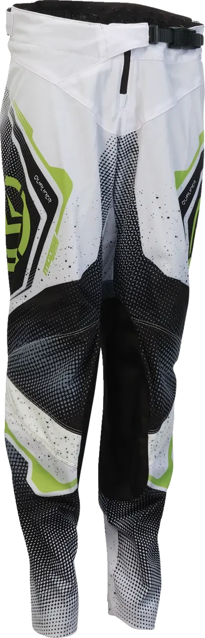 PANT YTH QUALIFIER WHITE/BLACK/GREEN 18