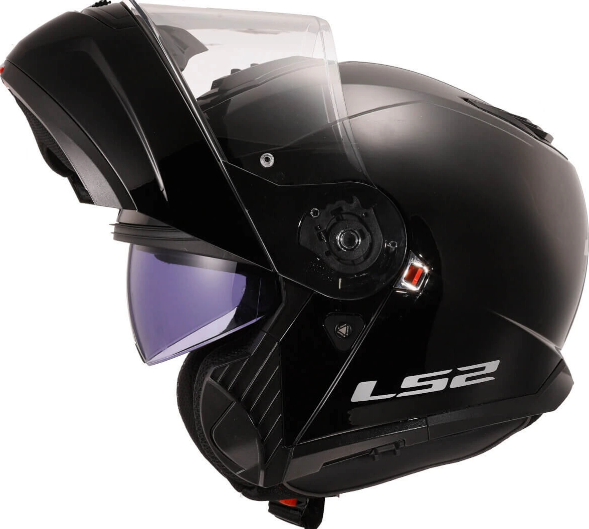 LS2 FF908 STROBE II Solid helmet - Gloss Black, 3XL