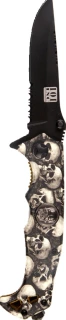 Knife skull & clip