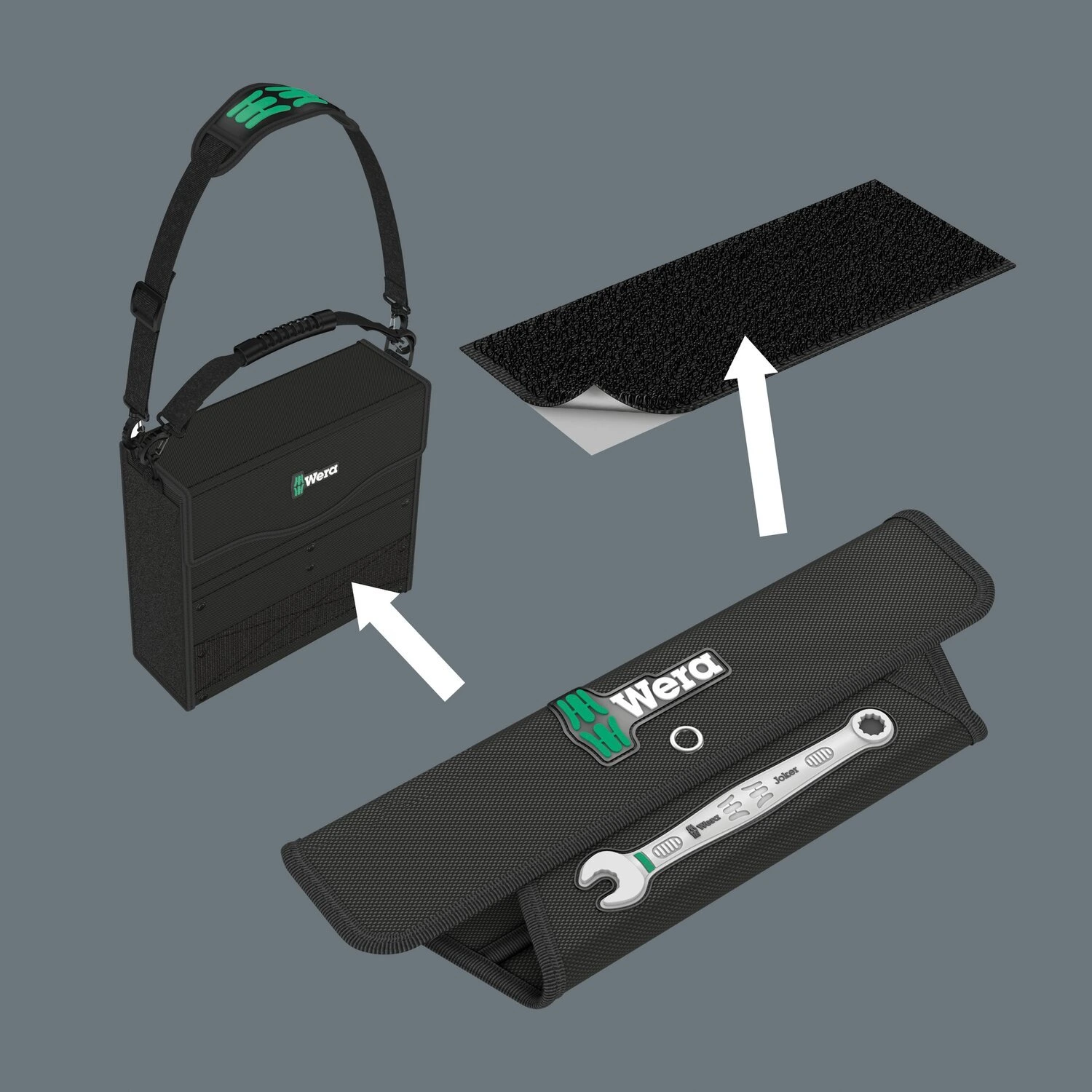 Wera, Joker 6003 serijos atvirų / uždarų veržliarakčių rinkinys - Metrinis