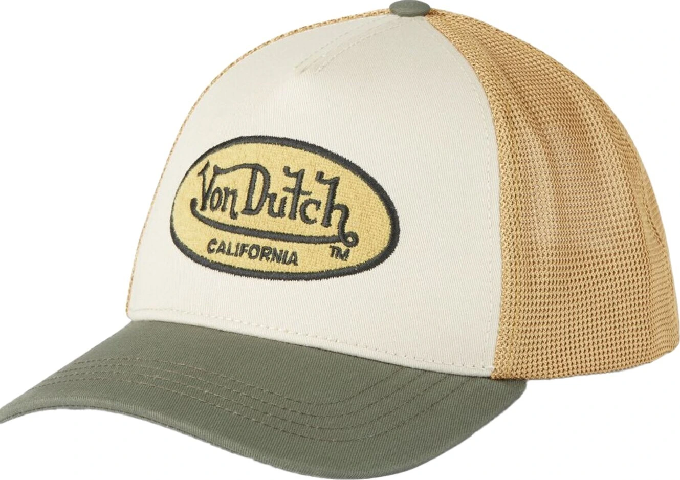 Von Dutch Terry Patch cap, yellow