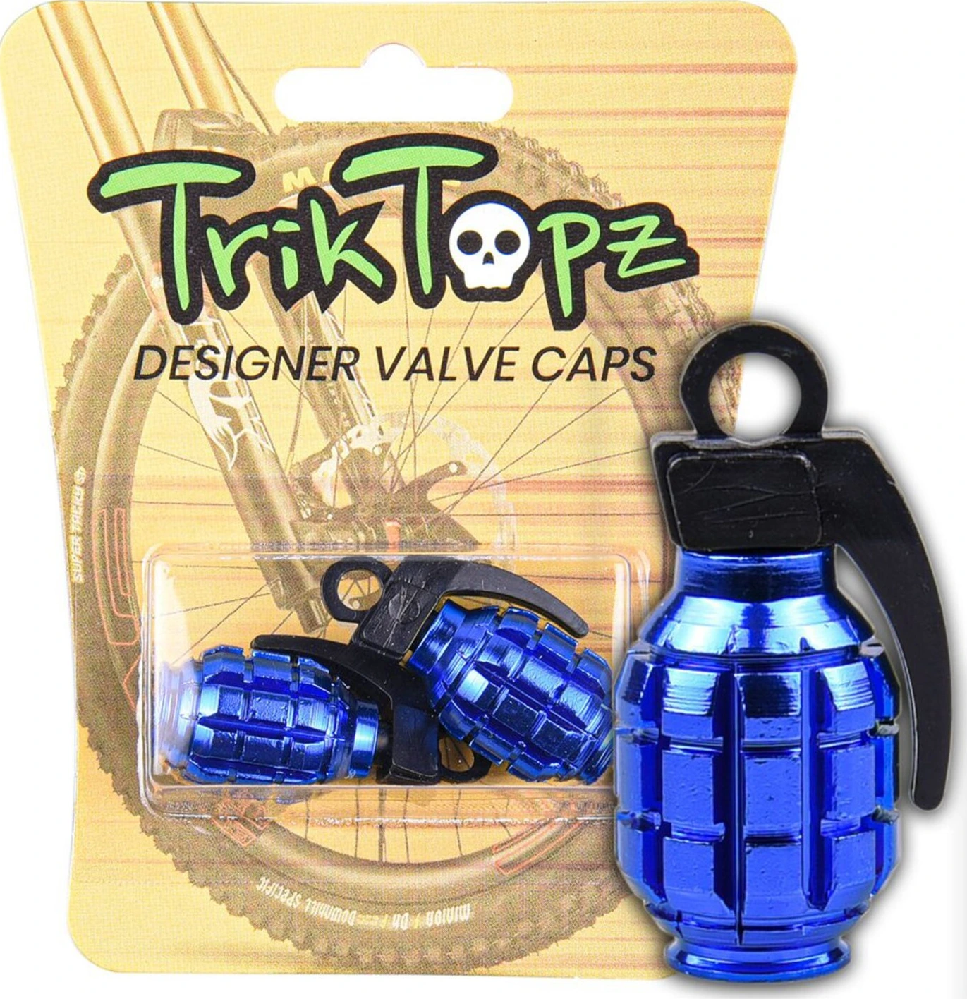 Trik Topz, Hand Grenade ventiilikorgid. Sinised
