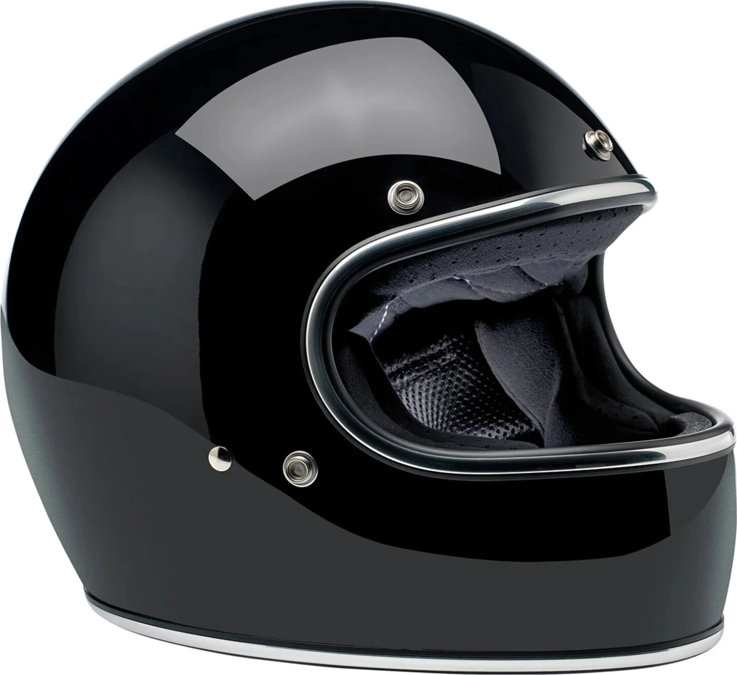 Biltwell Gringo helmet, Black, M, Gloss