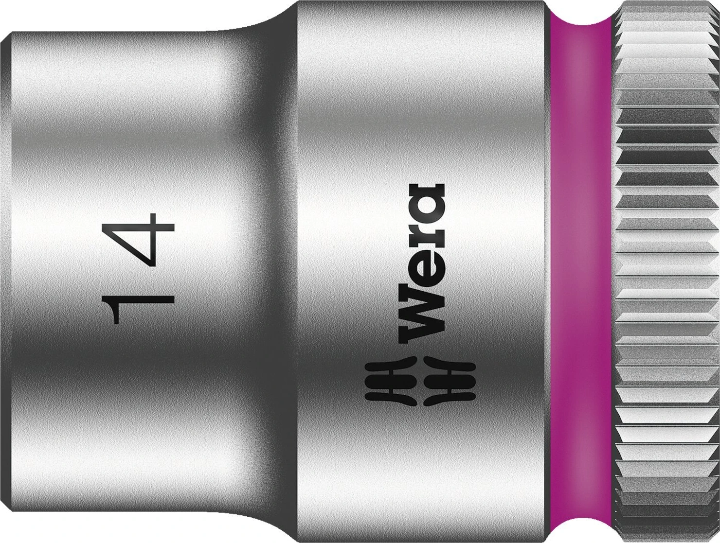 Wera Zyklop 3/8" socket - Metric 14.0, 14 mm, Chrome