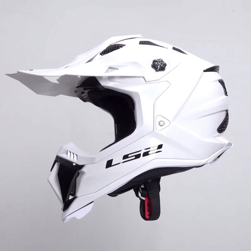 LS2 MX700 SUBVERTER II EVO SINGLE MONO helmet - S, Gloss White