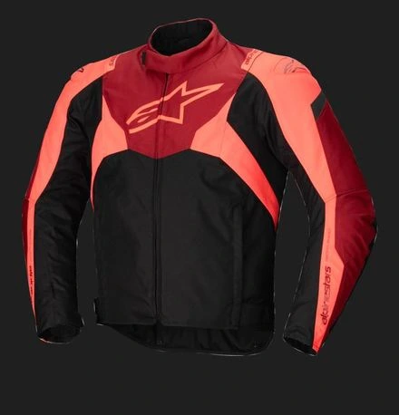 Alpinestars Jacket T-Jaws v4 Waterproof Black/Red/Red Fluo, M