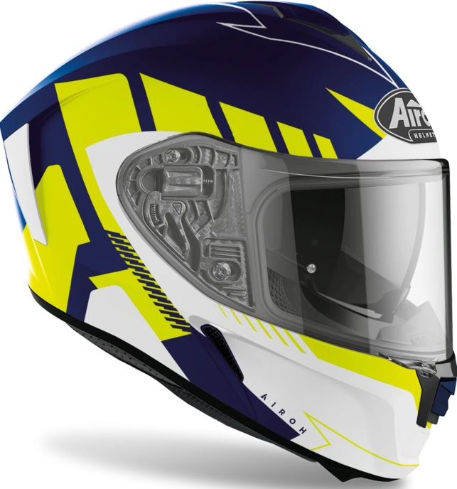 Airoh Spark Rise blue/yellow matt, S