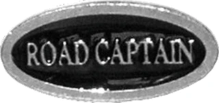 Biker pins Road captain title pin