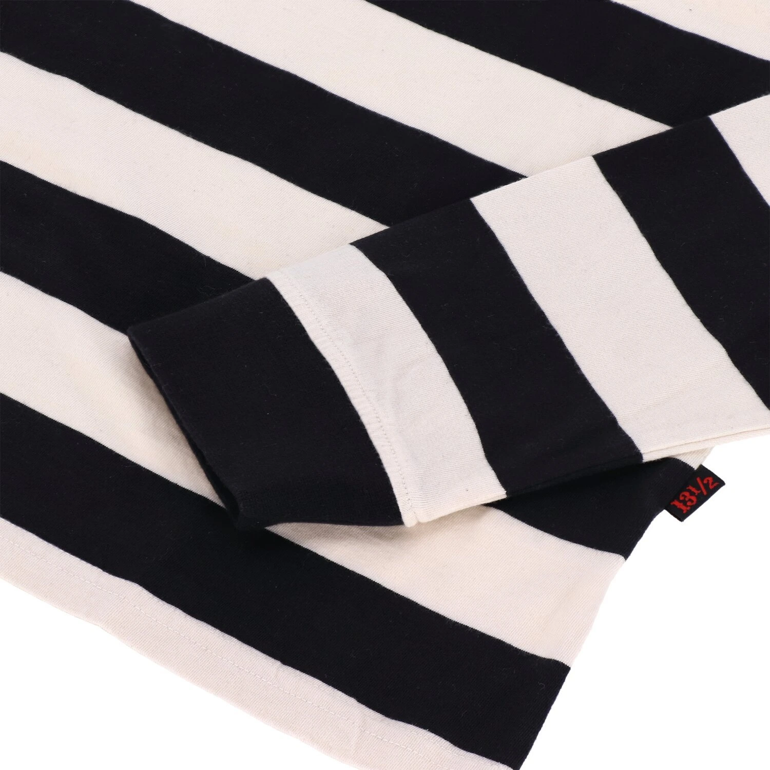 13 1/2 KOC long sleeve, Black, white, S