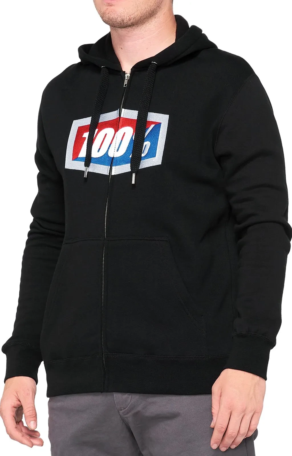 FLEECE ZIP OFFICIAL BK SM