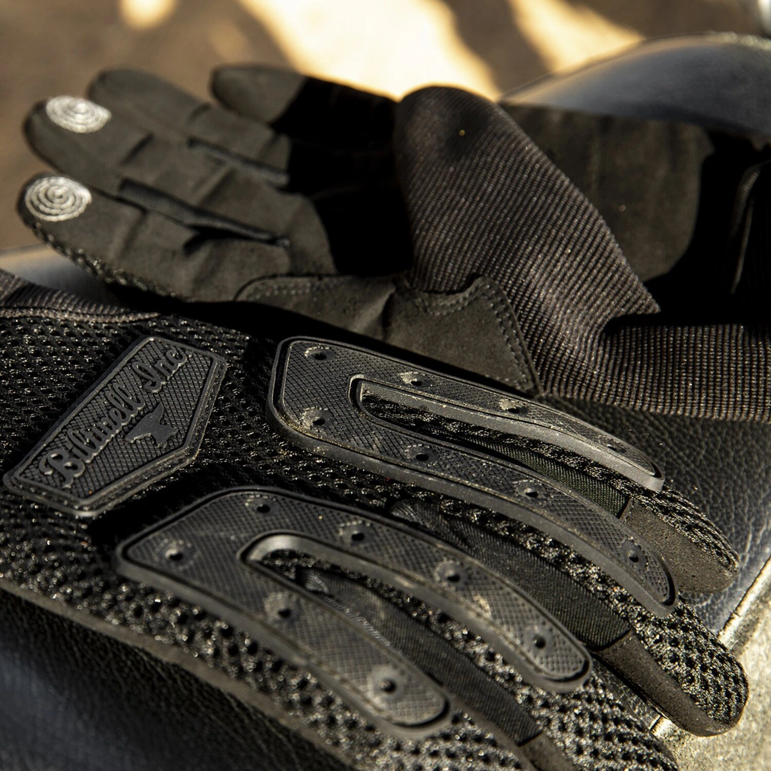Biltwell Anza gloves, black out, XS