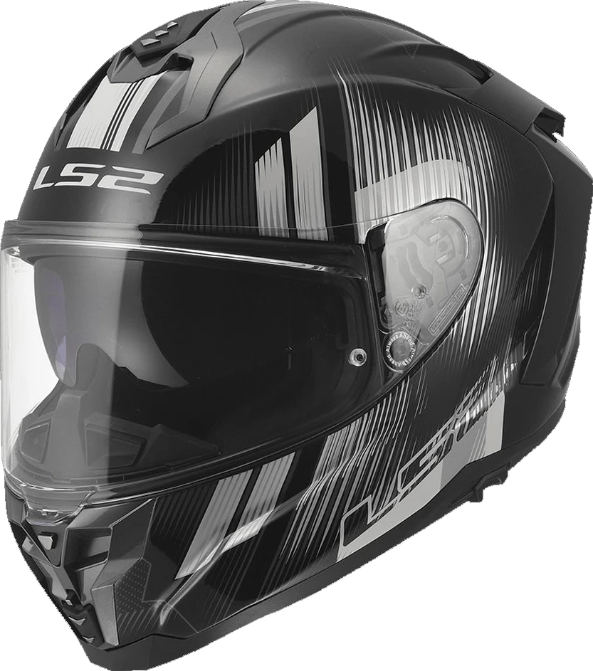 LS2 FF817 CHALLENGER II NITRO Helmet - Black Grey, 3XL
