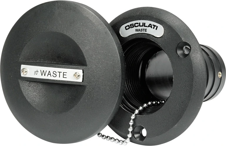 Osculati deck filler nylon WASTE 38mm