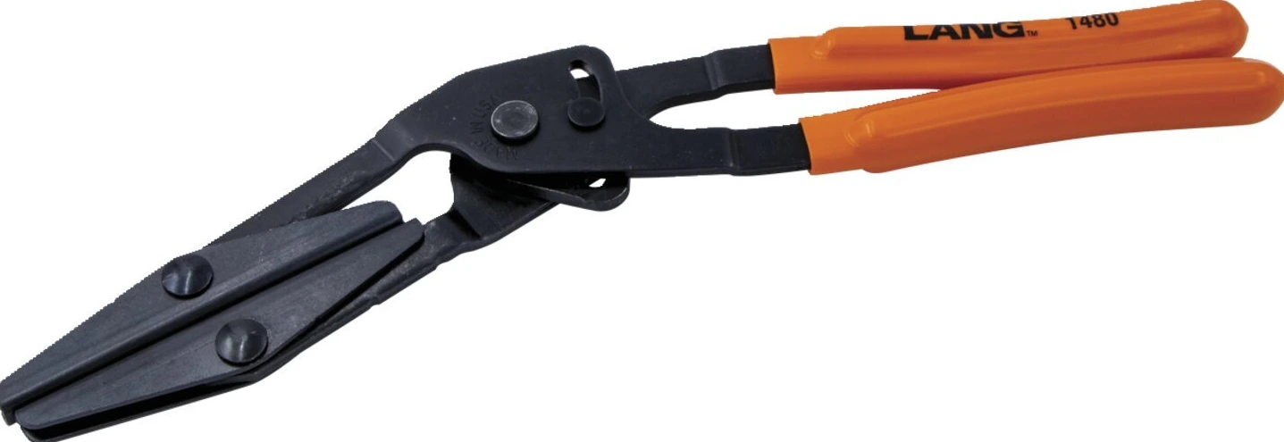 Lang Tools, kampiniai žarnų užspaudimo replės. Dideli, 0 mm