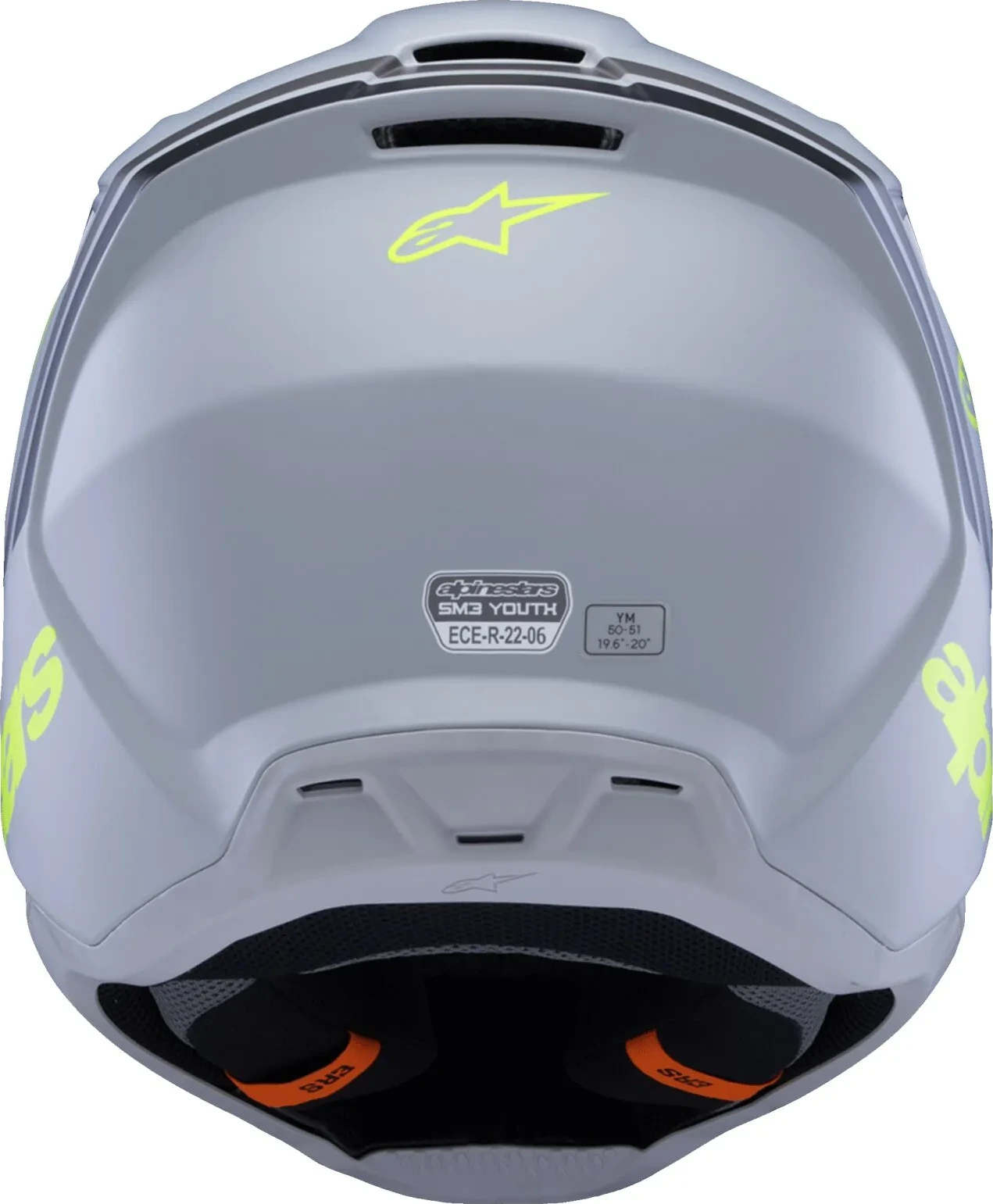 HELMET YTH SM3 RADIUM GY/BLK/YL YS