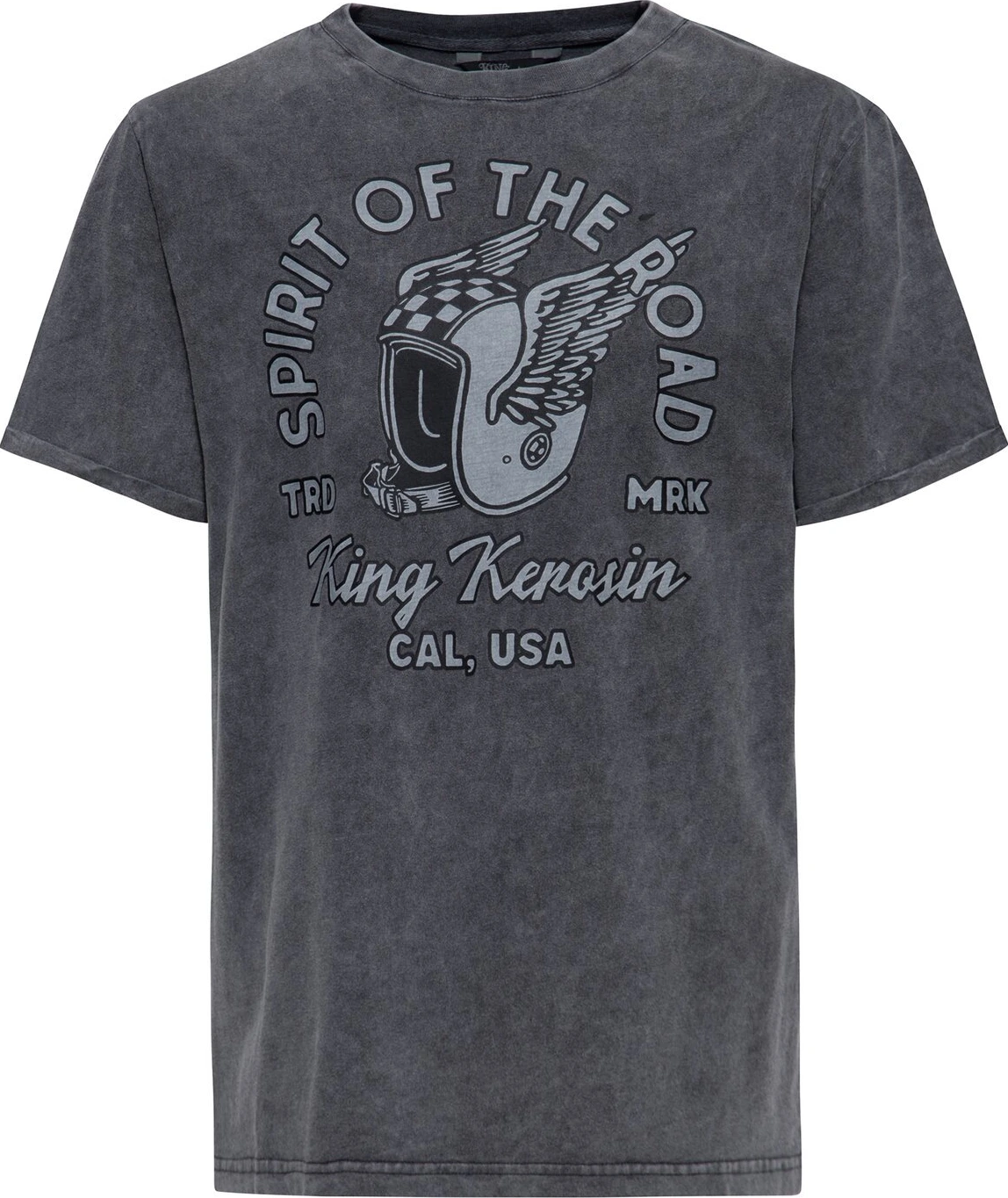 King Kerosin Spirit Of The Road t-shirt, anthracite Gray, 2XL