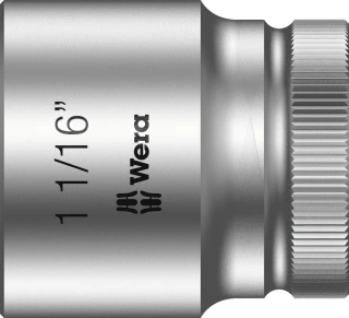 Wera Zyklop 1/2" socket - US sizes 1-1/16"