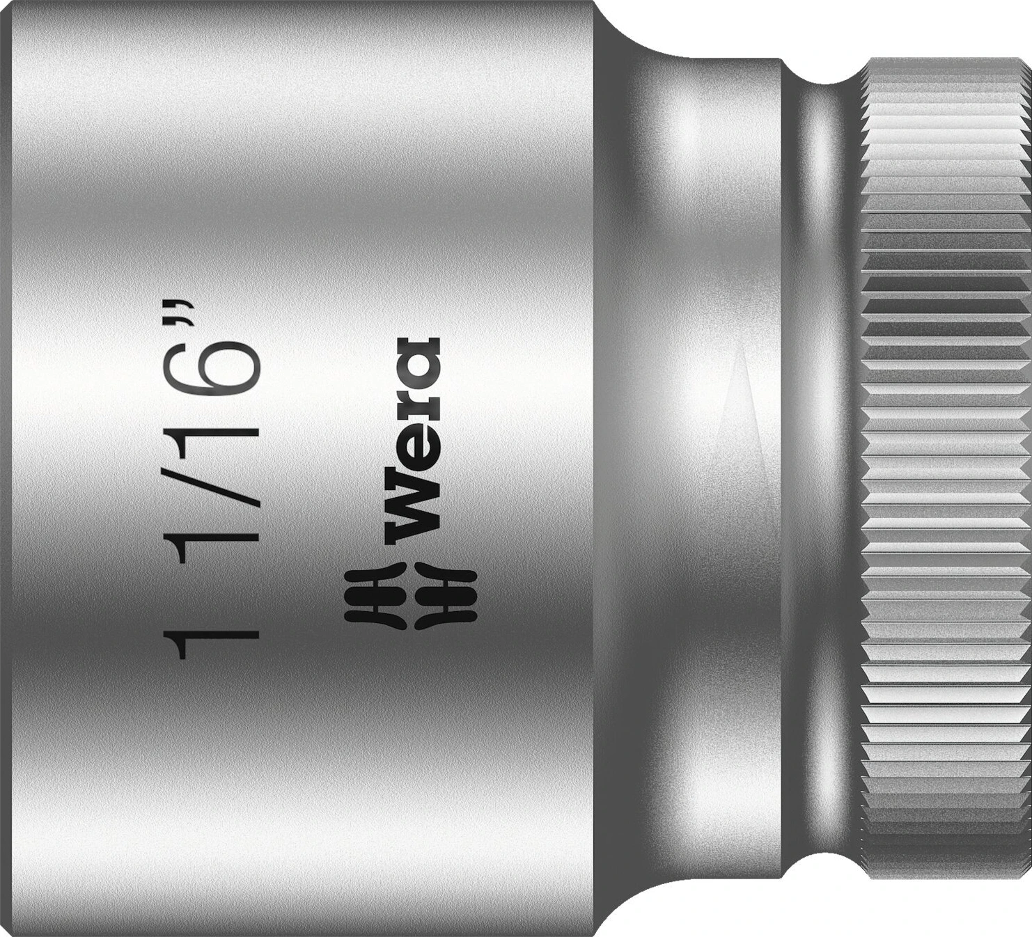 Wera Zyklop 1/2" socket - US sizes 1-1/16", 40 mm, Chrome