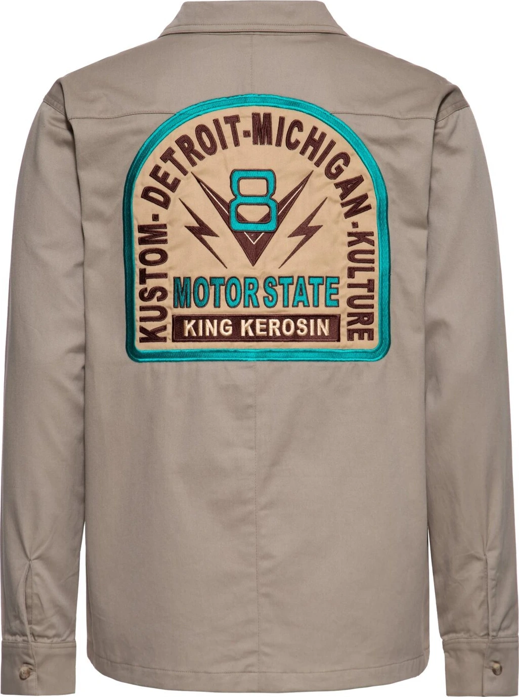 King Kerosin Motorstate shirt, Khaki, L