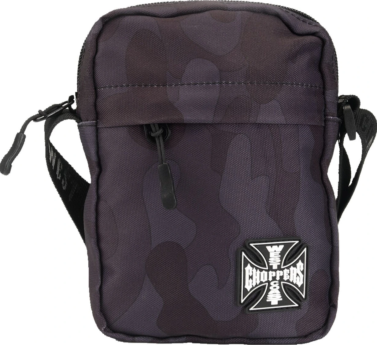 WCC Cross body travel bag grey camo, Gray