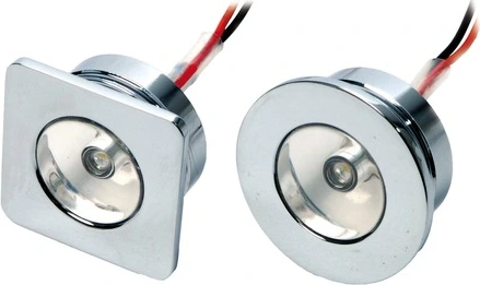 LED courtesy light square/white