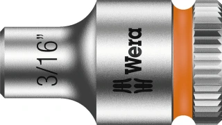 Wera Zyklop 1/4" socket - US sizes 3/16"