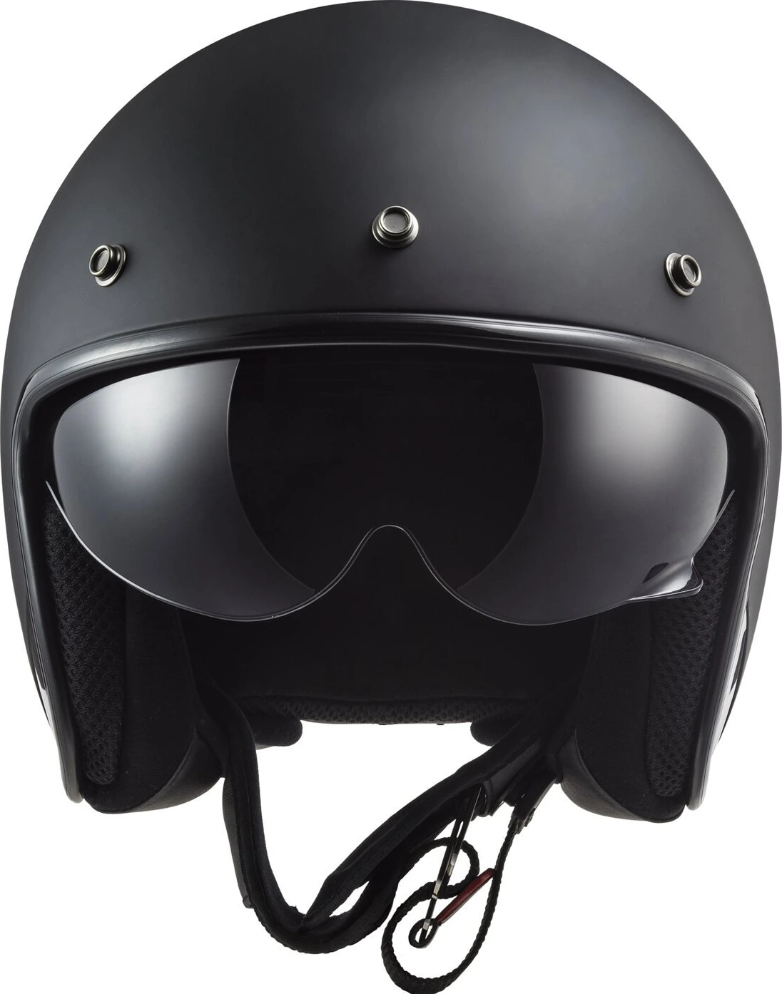 LS2 Bob II Solid helmet, Black, XS, matt