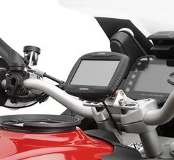 Givi alu & steel mount to install GPS Garmin on S901A & S902A