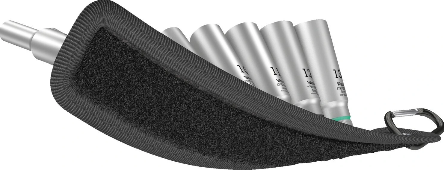 Wera, socket belt with hex deep sockets - Metric, 13 mm