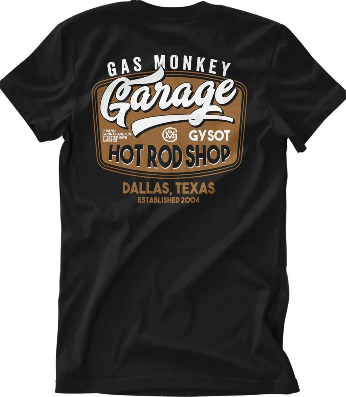 GMG Rusty Hot Rod t-shirt, Black, S