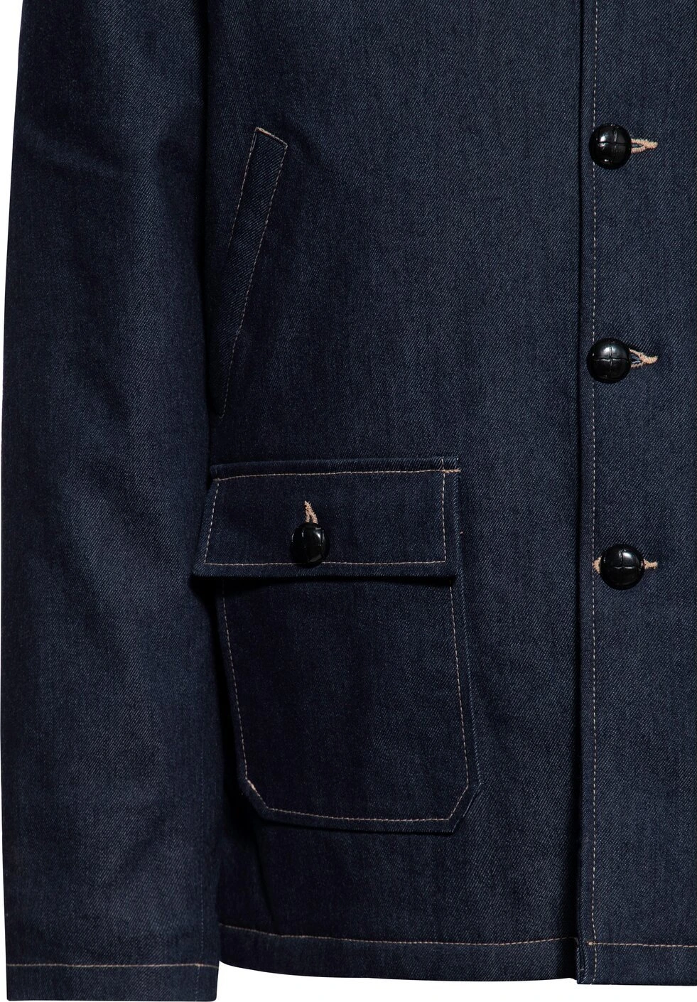 King Kerosin Jeans jacket dark blue wash, L