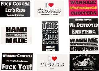 Wannabe Choppers, sticker set