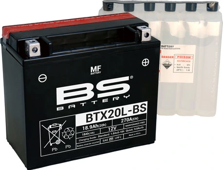 BS Battery BTX20L-BS MF (cp) Необслуживаемая