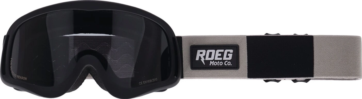 Roeg Peruna Stripe goggle, Black, light gray