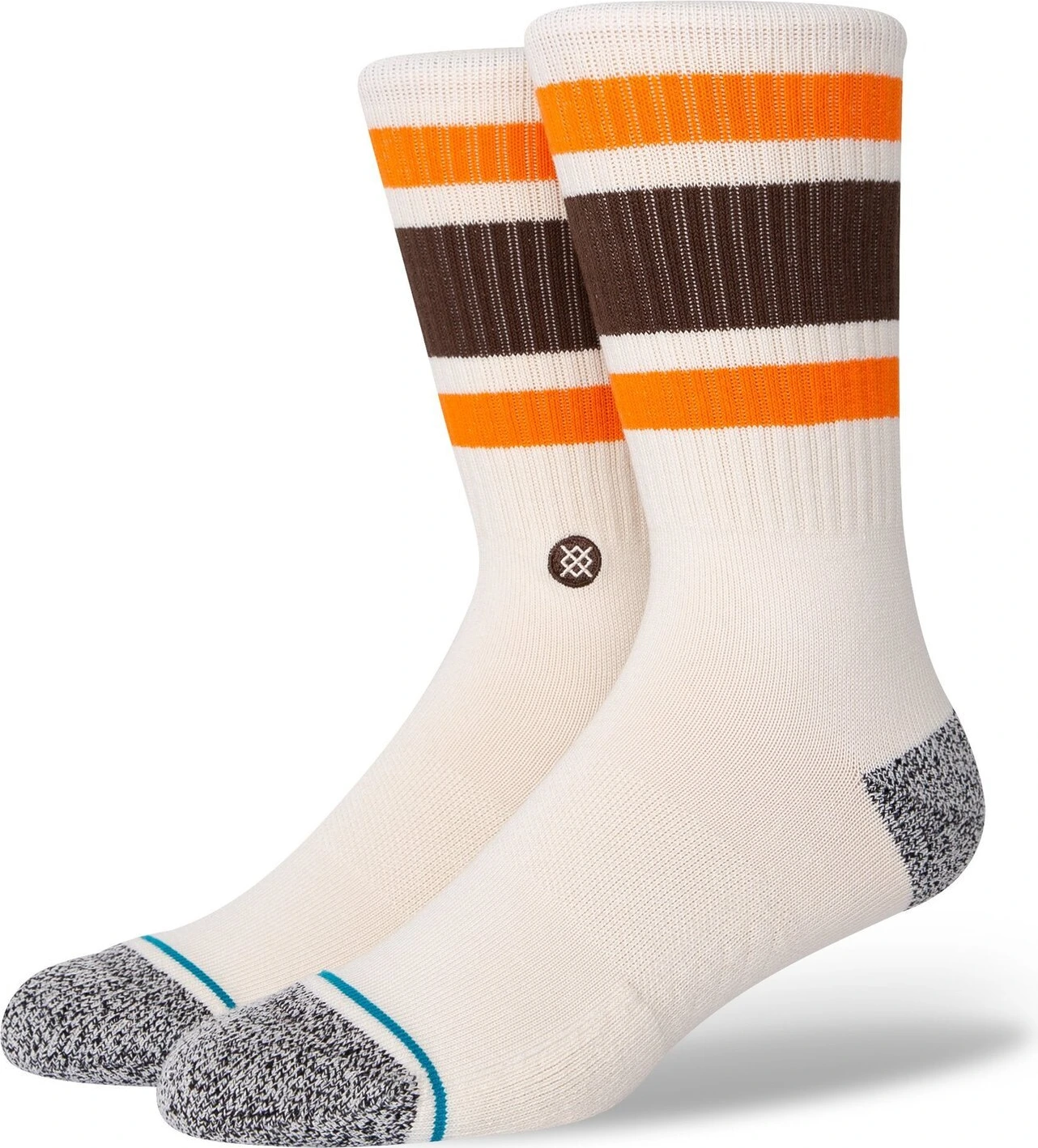 Stance Boyd Crew socks, off White, White, 38-42