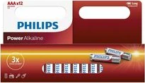 Philips baterija LR03 / AAA Power Alkaline B12 (12vnt.)