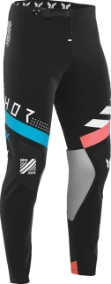 Black / Black, Coral, Turquoise, White / Synth