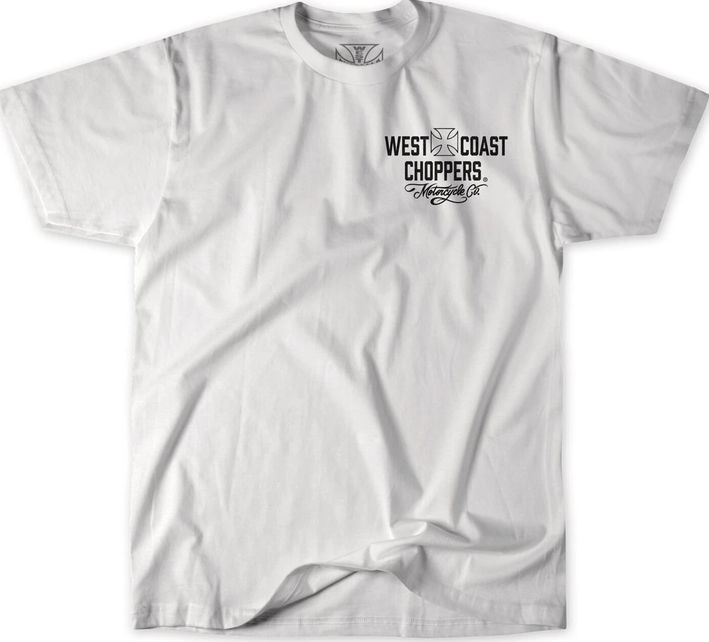 WCC Motorcycle t-shirt, White, black, S