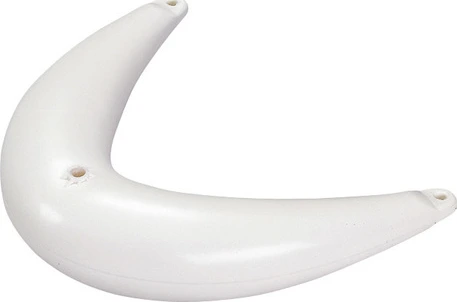 Dan-Fender 1616 Bow fender white 400mm x 130mm