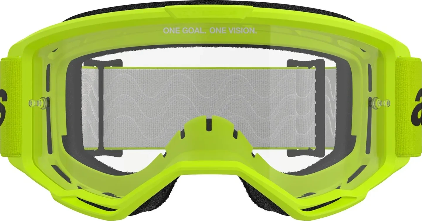 GOGGLE VISION 3 WORDMARK YLW CLEAR