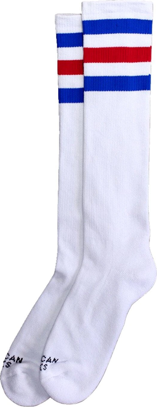 American Socks American Pride Knee High socks, White, One size fits most