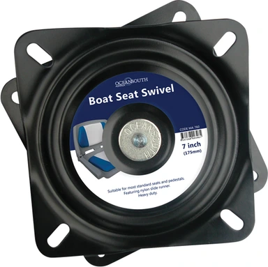 OS SEAT SWIVEL 7" (175mm) BLACK EDC COATED