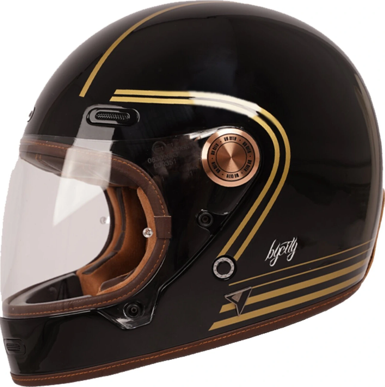 By City Roadster III helmet, gold, Black, L, Gloss