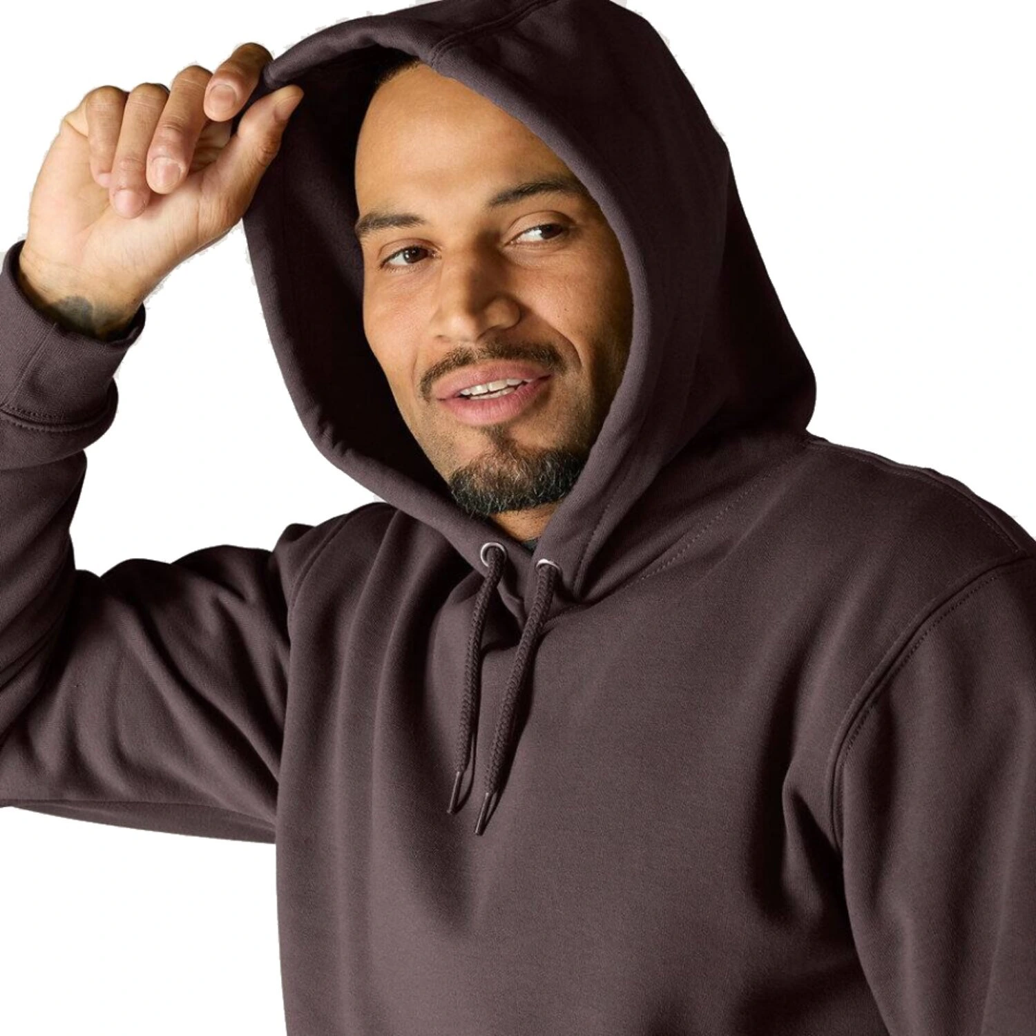 Carhartt Sleeve Logo hoodie, dark sepia, S