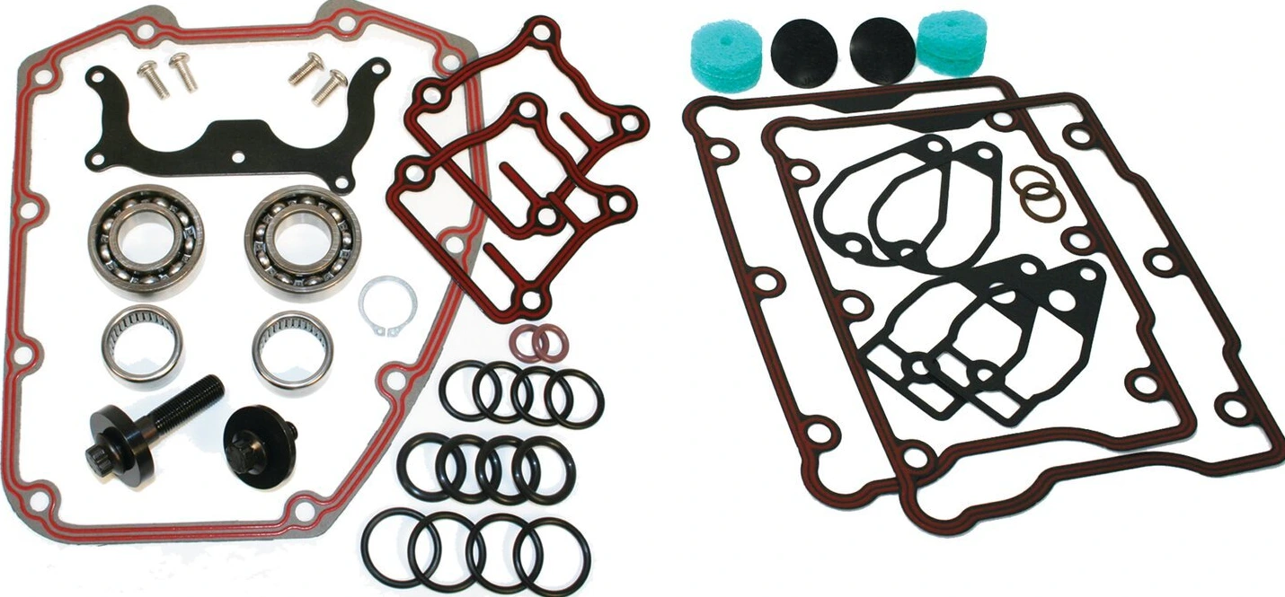 Feuling, camshaft installation kit + top end. Gear Drive