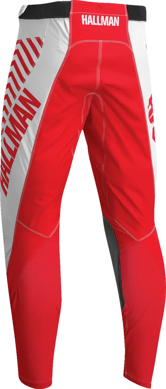 PANT DIFFR SLICE WH/RD 28